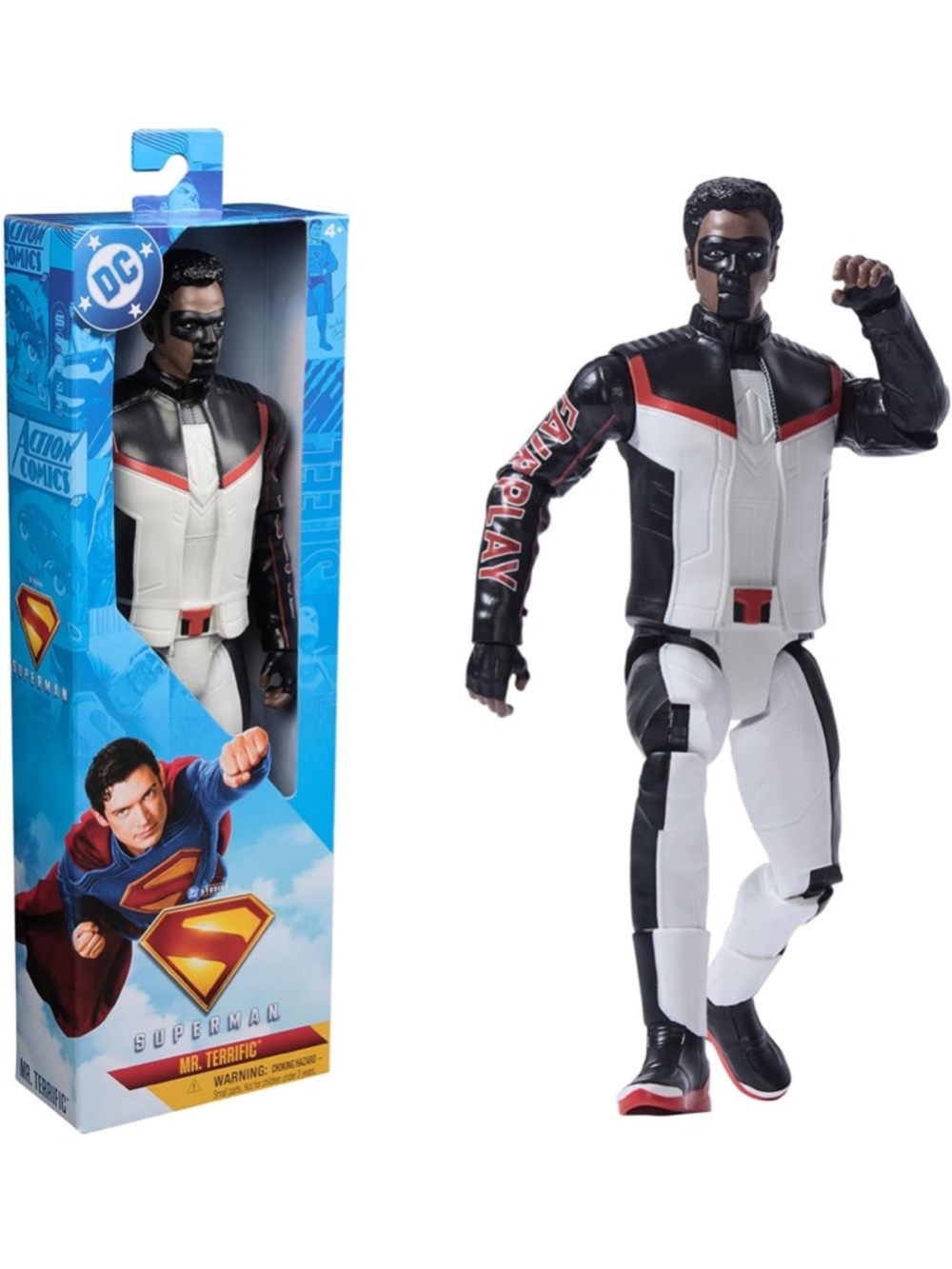 DC Comics, Superman Mr Terrific 12-inch Superhero Action Figure New in box